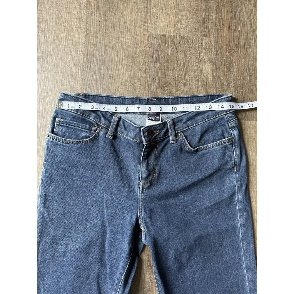 Patagonia Women's Jeans Size 29 Blue Bootcut Medium Wash Denim Mid Rise 5-Pocket